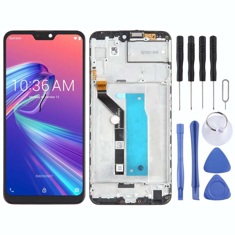 OEM LCD Screen for Asus Zenfone Max Pro (M2) ZB631KL  Digitizer Full Assembly with FrameBlack)