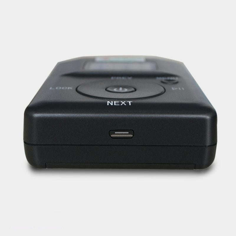 HRD-831 Portable FM Transmitter Receiver, Support TF Card (Black)