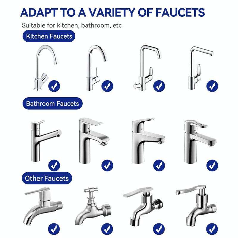 WHEELTON WHT-F202 Kitchen Faucet Filter Water Purifier Ceramic Core Stainless Steel Filter