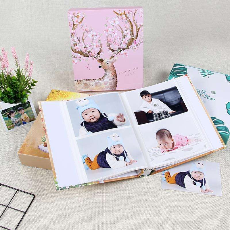 6 inch 200-Pieces Plastic 4D Photo Albums Interstitial Large-Capacity Album(5190-10)