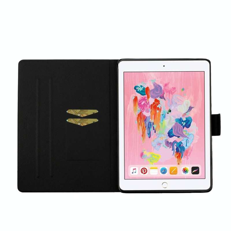 For iPad Pro 10.5 Colored Drawing Pattern Horizontal Flip Leather Case with Holder & Card Slots &...