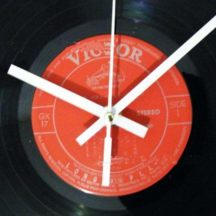 12 Inch Vinyl Record DIY Wall Clock Retro Vintage Record Clock(3 Color Numbers)