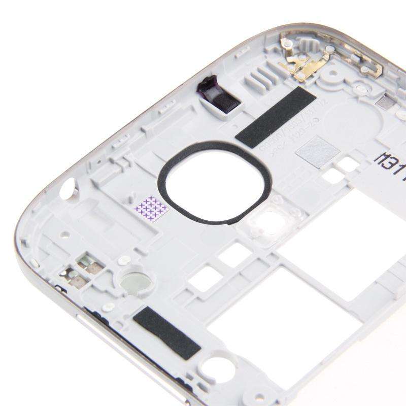 For Galaxy S IV / i9500 Full Housing Faceplate Cover  (White)