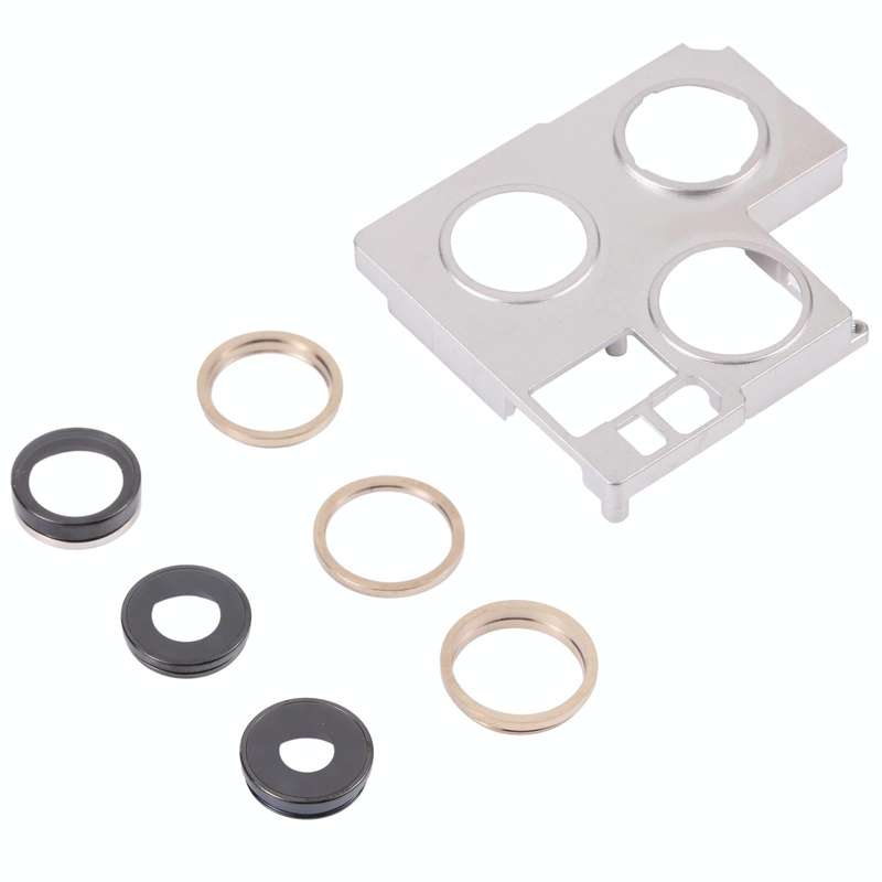 Camera Lens Cover With Retaining Bracket for iPhone 13 Pro(Gold)