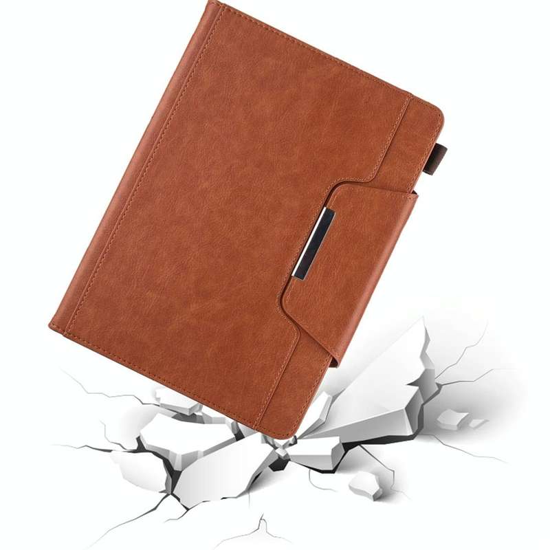 For iPad 10.2 2021 / 2020 / 2019 Business Style Horizontal Flip Leather Case with Holder & Card S...