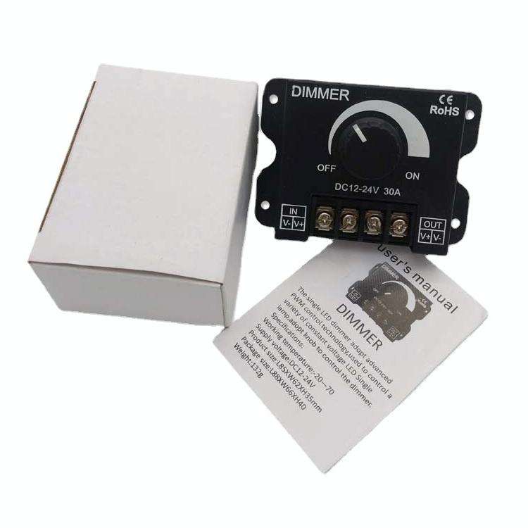 30A LED Controller Knob Dimming Smart Module(Black)
