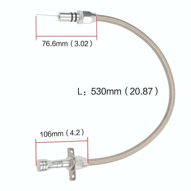 Car Flexible Stainless Transmission Gearbox Oil Dipstick 530mm Oil Measuring Rod for Chevrolet(Si...