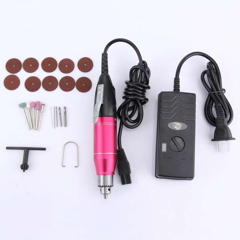 WLXY WL-320 Mini Electric Grinder with Speed Regulation, 110V-240V, Suitable Drill Chuck: 0.3mm-4...