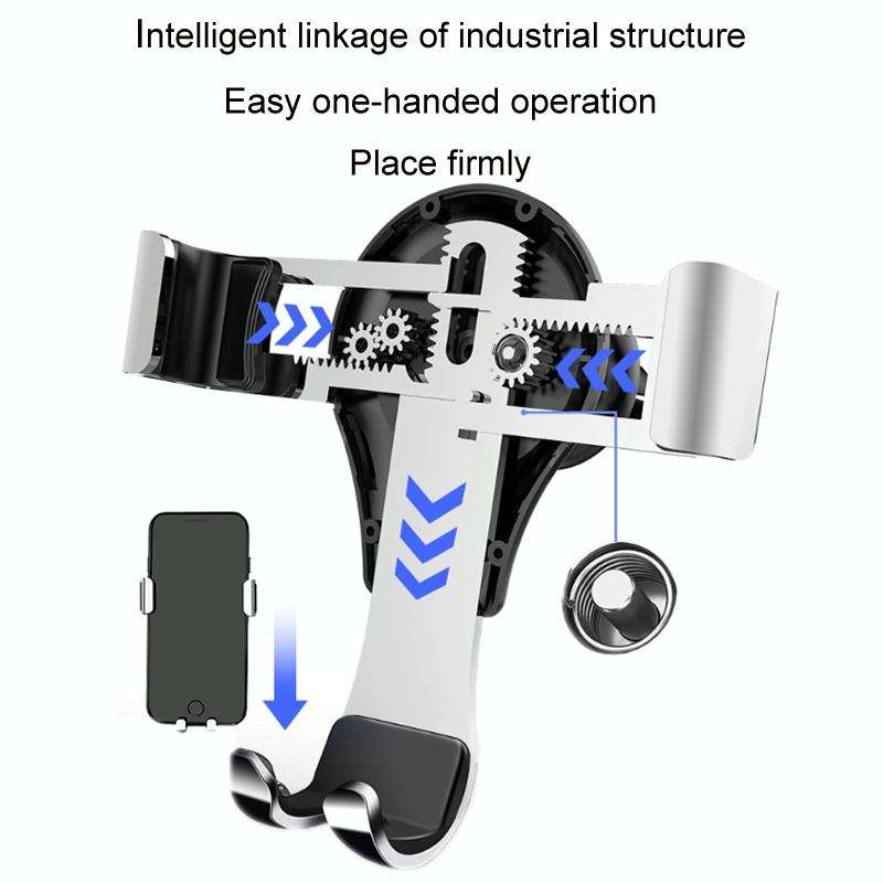 For Audi Car Strong Magnetic Phone Holder(Q2L Stand 1 Silver)