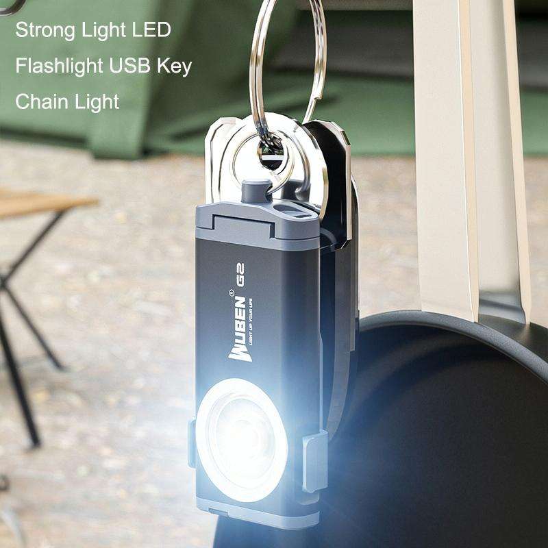 WUBEN G2 Strong Light LED Flashlight USB Outdoor Campers And Household Super Bright Key Chain Lig...