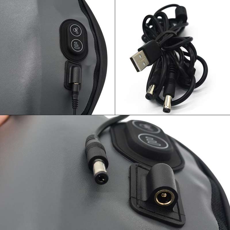 SR-21 Car Lumbar Cushion Headrest Seat Memory Foam Accessories, Style: Massage Headrest (Brown)