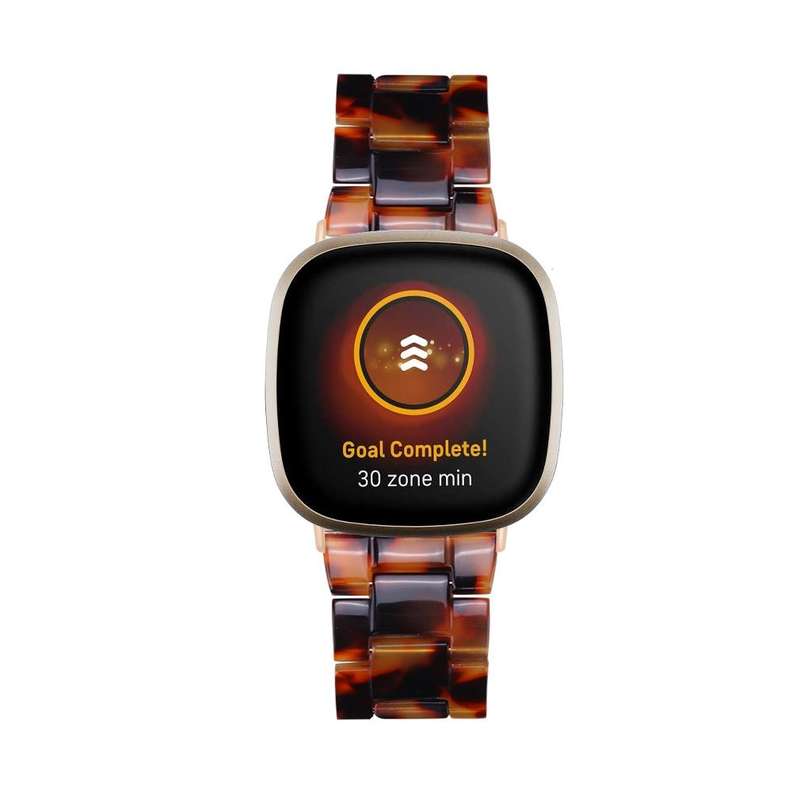 For Fitbit Versa 4 / Sense 2 Universal Resin Watch Band(Hawksbill)