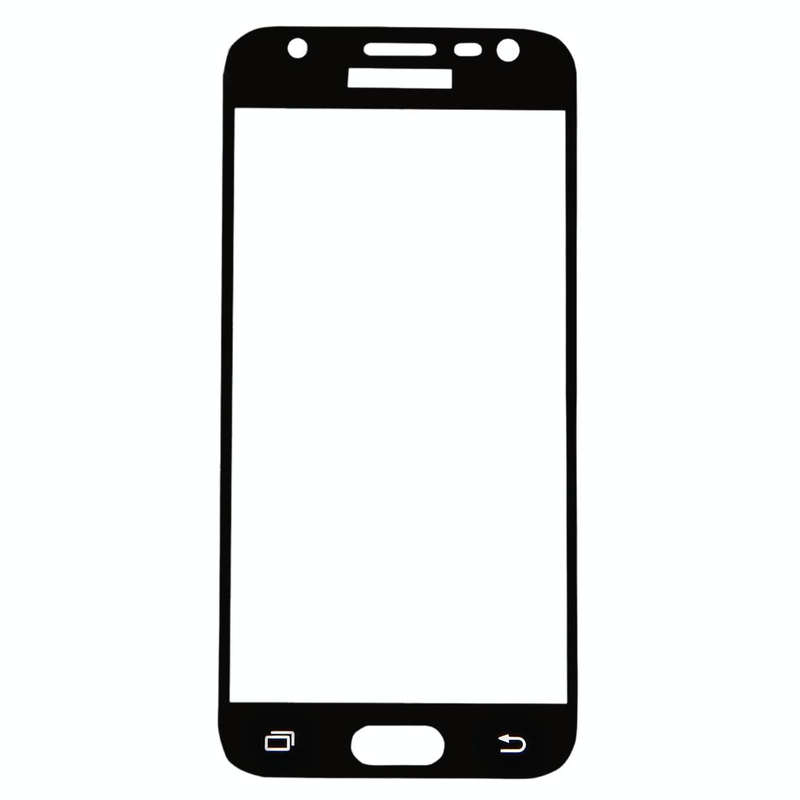 For Galaxy J3 (2017) (EU Version) 0.26mm 9H Surface Hardness 2.5D Curved Silk-screen Full Screen ...