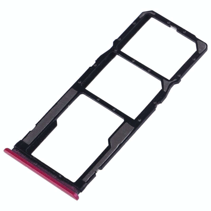 SIM Card Tray + SIM Card Tray + Micro SD Card for Xiaomi Redmi 7 (Red)