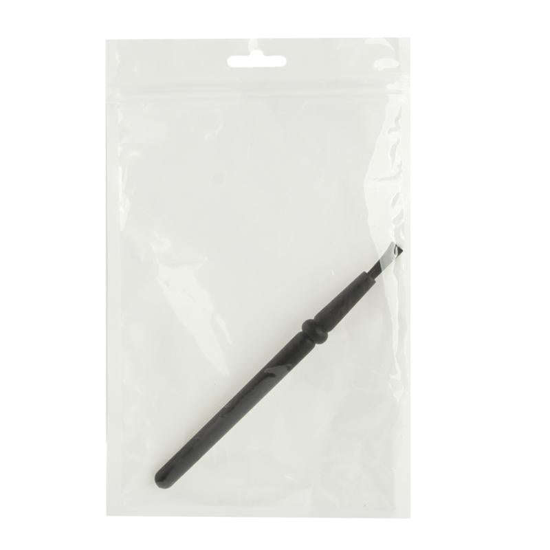 Electronic Component Round Handle Antistatic Cleaning Brush, Length: 14cm(Black)