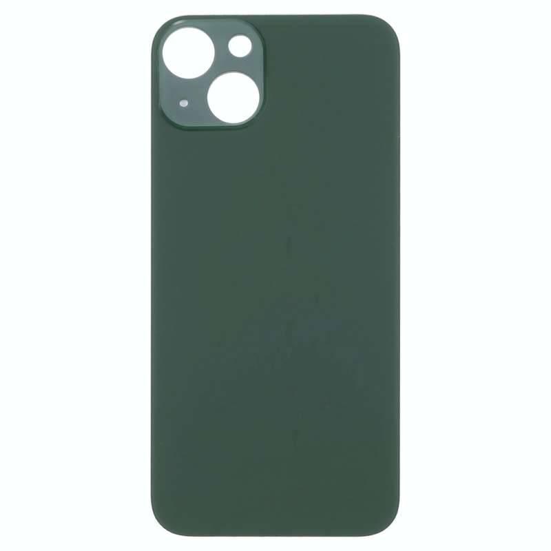 Easy Replacement Big Camera Hole Glass Back Battery Cover for iPhone 13 mini(Green)