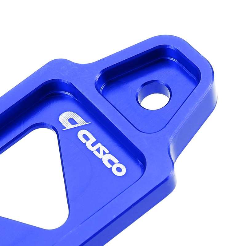 Universal Car Short Stainless Steel Battery Tie Down Clamp Bracket, Size: 17.2 x 4.4 x 1cm(Blue)