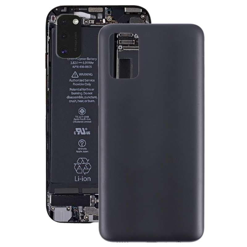 For Samsung Galaxy A03s SM-A037 Battery Back Cover (Black)