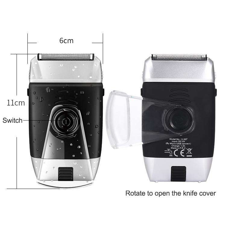 VGR V-307 5W USB Intelligent Electric Shaver