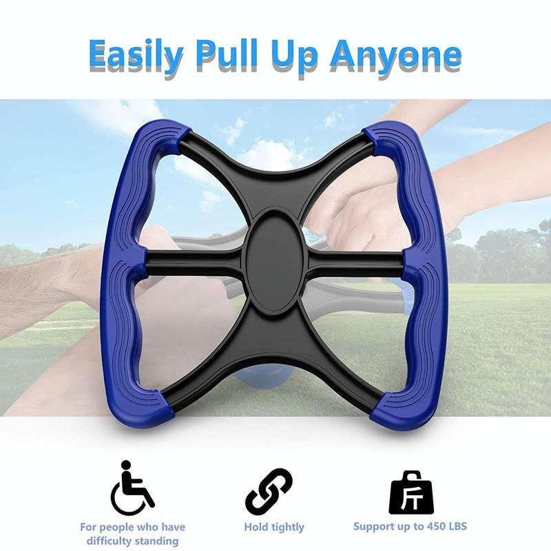 Standing Aid And Handicap Bar With No-Slip Grip Handle For Elderly Disabled(Blue)