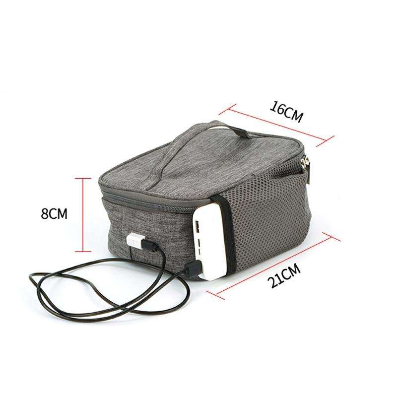 Waterproof Oxford Cloth USB Heated Lunch Box Insulation Bag