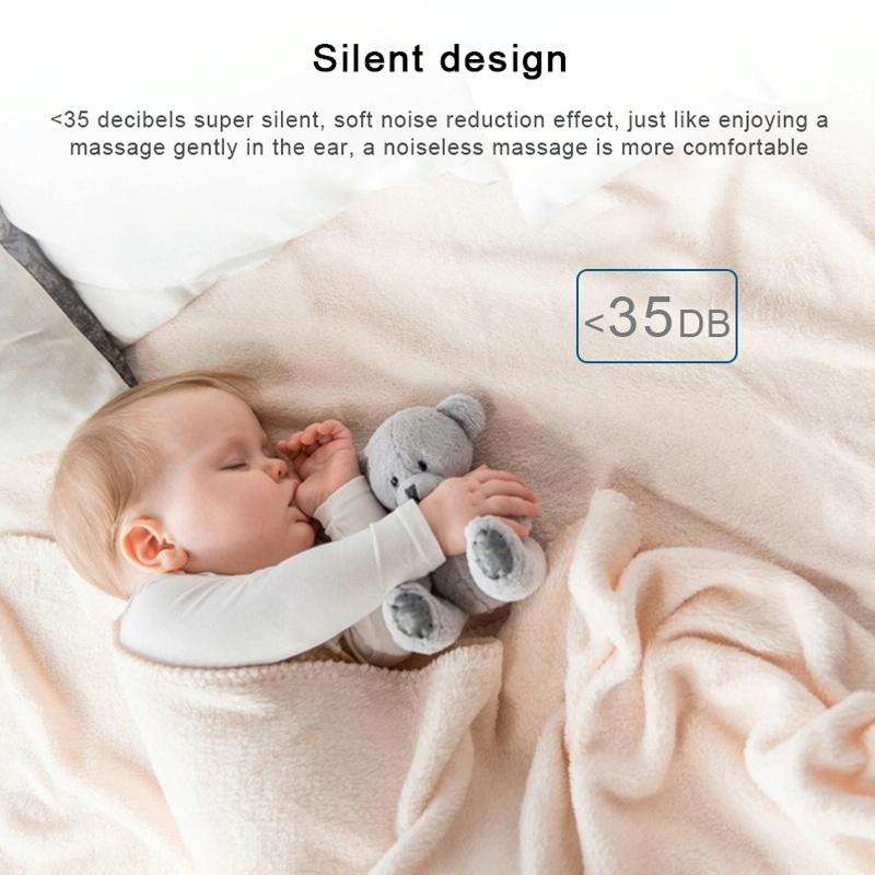 Portable Mini Multifunctional Physiotherapy Electric Hand-held Massage Stick(White)