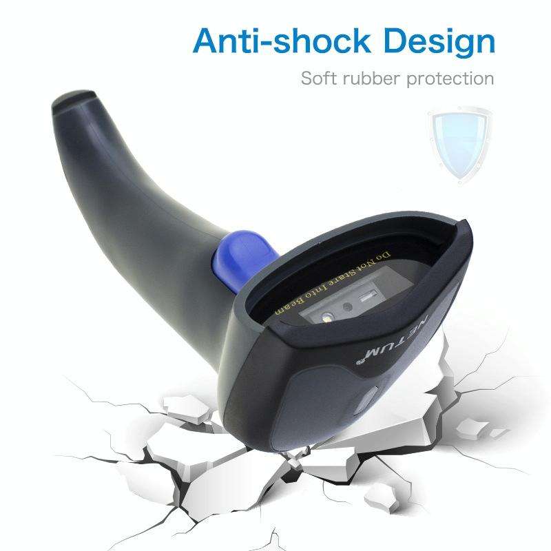 NETUM High-Precision Barcode QR Code Wireless Bluetooth Scanner, Model: Bluetooth + 2.4G + Wired