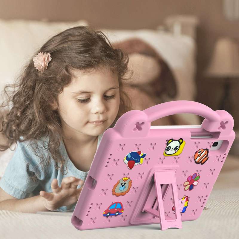 For Samsung Galaxy Tab S6 Lite 10.4 2020/2022 Handle Kickstand Children EVA Shockproof Tablet Cas...