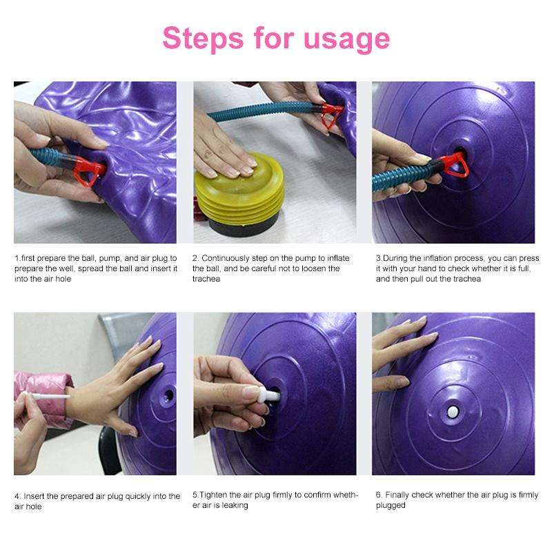 Thickening Explosion-proof Big Yoga Ball Sport Fitness Ball Environmental Pregnant Yoga Ball, Dia...