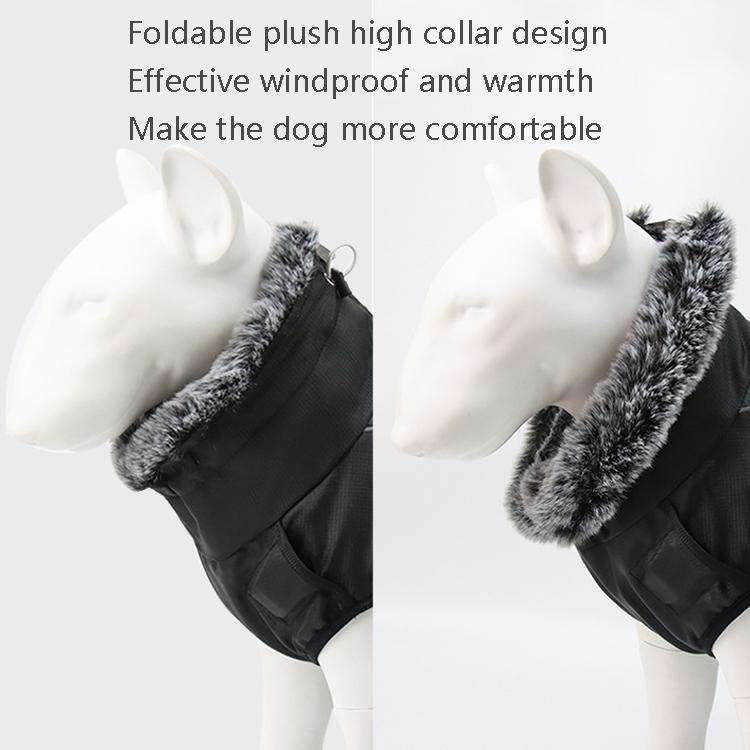 BL-683 Keep Warm Reflective Dog Clothes, Size: XXXL(Sky Blue)