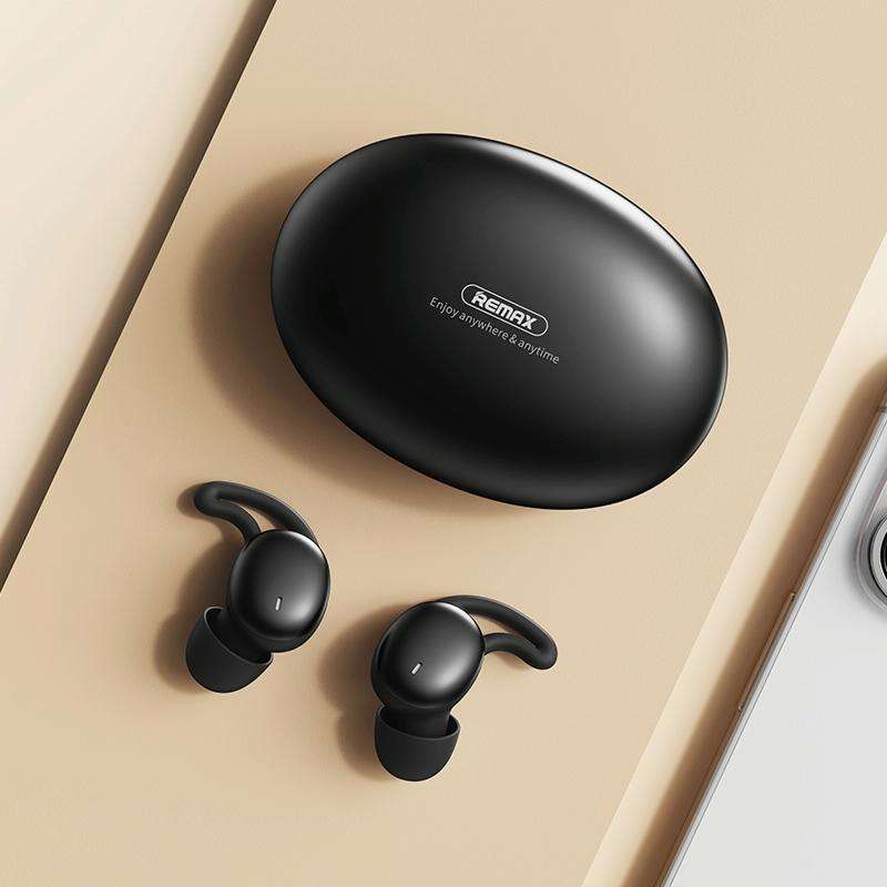 REMAX SleepBuds Z2 Sleep Wireless Music Headphones Half In-Ear Stereo TWS Bluetooth Earphone(Black)