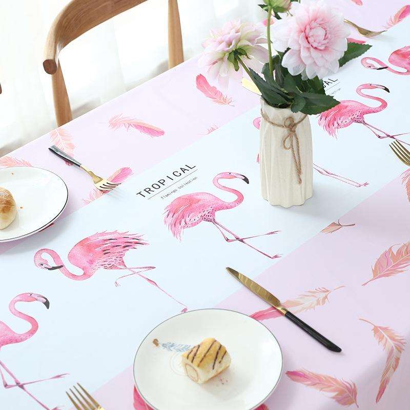 Printinging Coffee Dining Table Cloth PVC Waterproof Oilproof Anti-scalding Tablecloth, Size:140x...