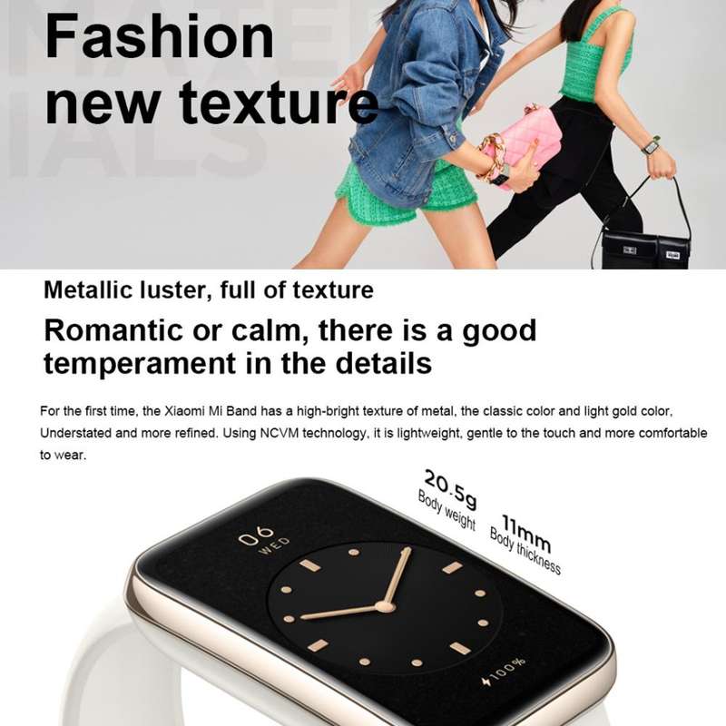 Original Xiaomi Mi Band 7 Pro Smart Watch, 1.64 inch AMOLED Screen, Support Blood Oxygen Monitori...