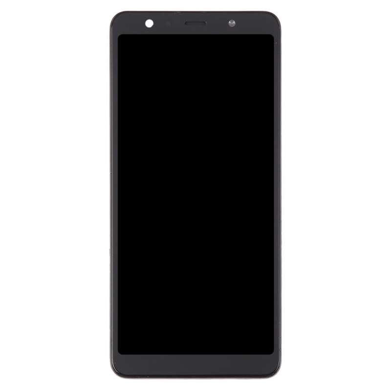 TFT LCD Screen for Samsung Galaxy A7 (2018) / SM-A750F Digitizer Full Assembly with Frame (Black)