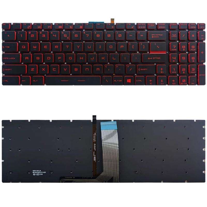 US Version Keyboard with Backlight for MSI GT62 GT72 GE62 GE72 GS60 GS70 GL62 GL72 GP62 GT72S GP7...