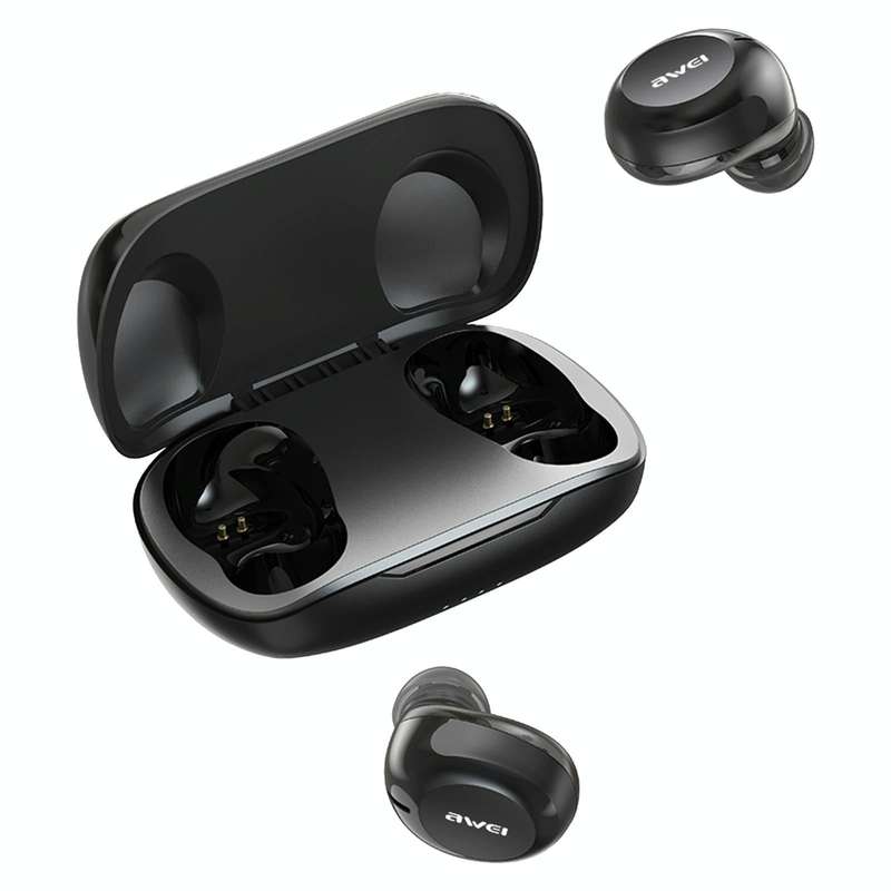 awei T20 Bluetooth 5.1 True Wireless Headset(Black)