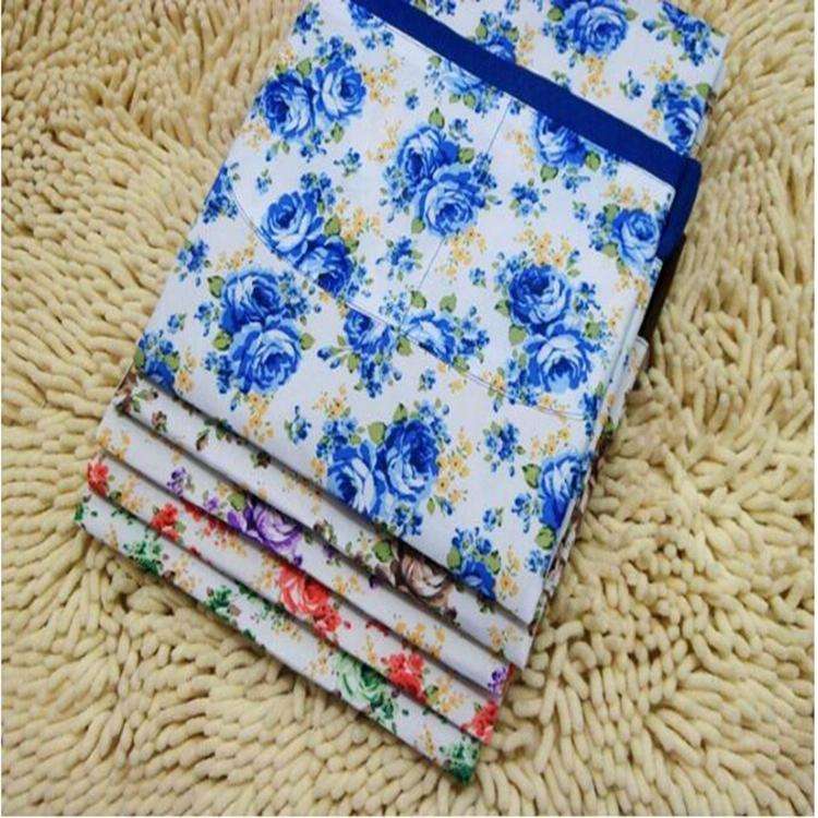 Household Rose Waterproof Kitchen Aprons Flower Cleaning Overalls(Brown)