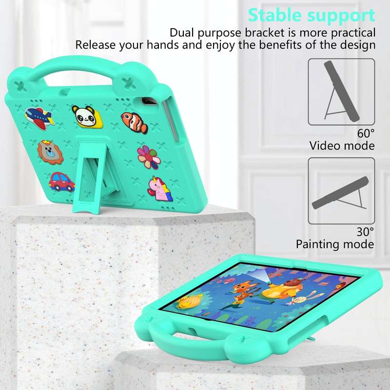 For Lenovo Tab M10 X605 / X505 / Tab P10 X705 Handle Kickstand Children EVA Shockproof Tablet Cas...