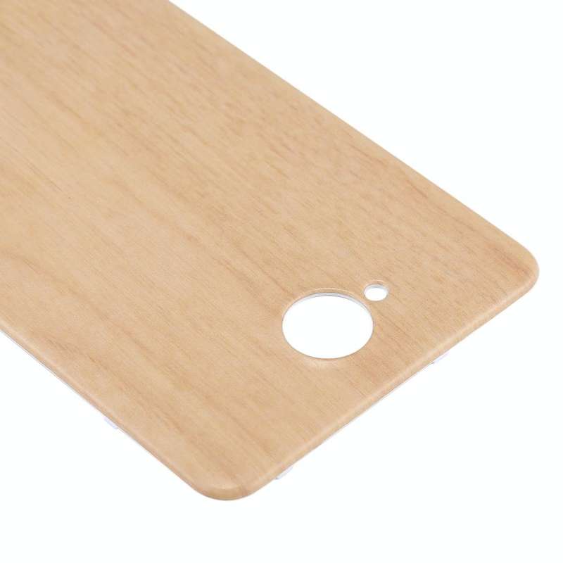 For Microsoft Lumia 650 Wood Texture Battery Back Cover with NFC Sticker