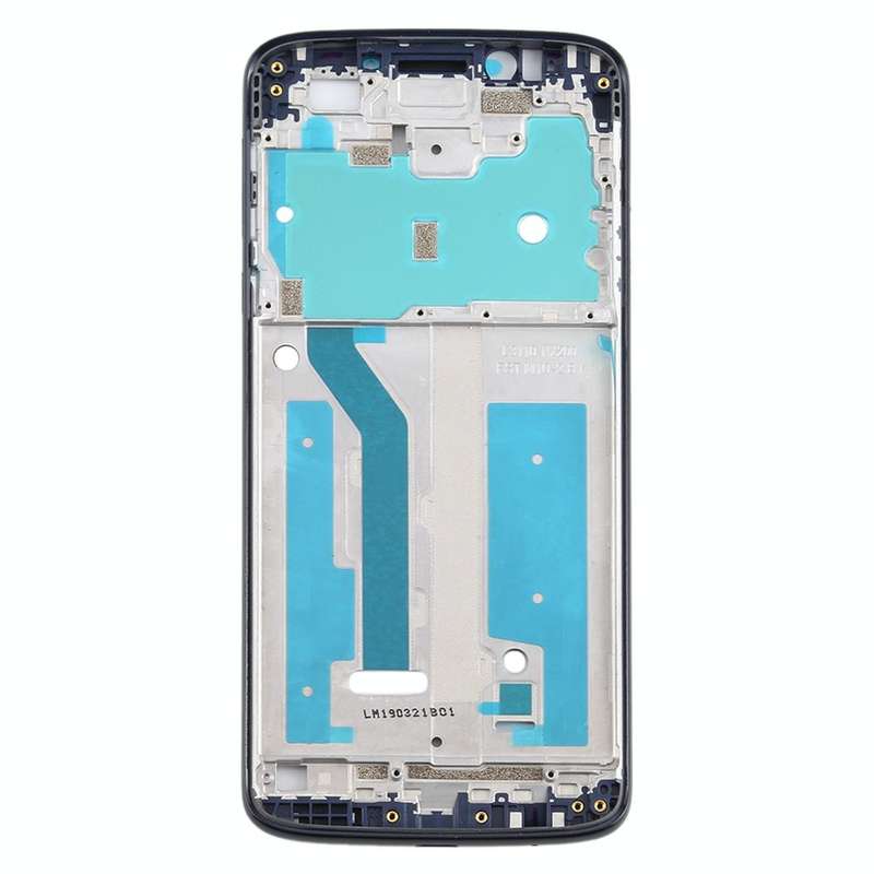 Front Housing LCD Frame Bezel for Motorola Moto G6 Play(Black)