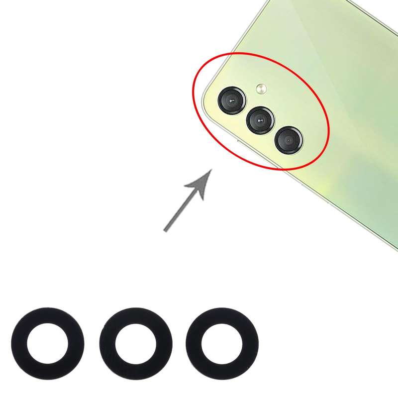 For Samsung Galaxy A24 4G SM-A245F 10set Back Camera Lens
