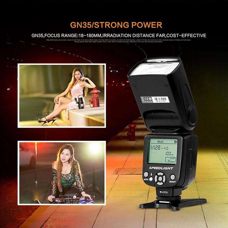 TRIOPO TR-950ii Flash Light Speedlite (Black)