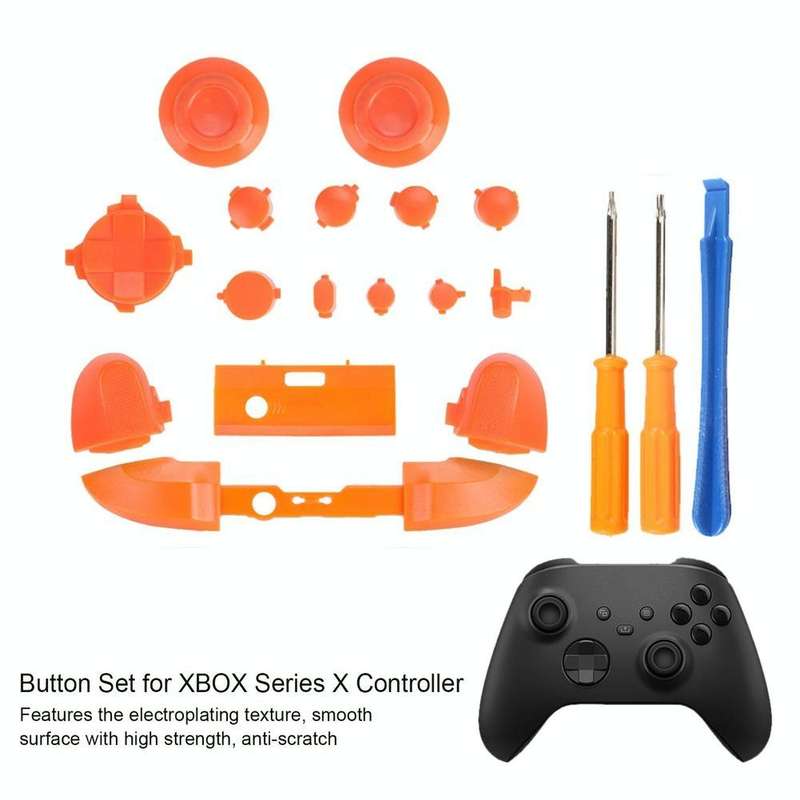 For Xbox Series X Controller Thumbstick LB RB Bumpers Trigger Buttons With Screwdriver Accessorie...