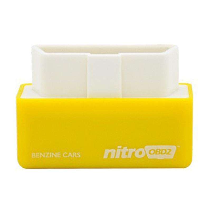 Super Mini EcoOBDII Plug and Drive Chip Tuning Box for Benzine, Lower Fuel and Lower Emission(Yel...