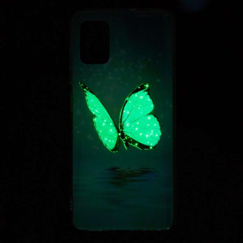 For Xiaomi Redmi Note 11 Pro 4G / 5G Luminous TPU Protective Phone Case(Butterfly)