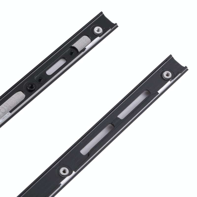 1 Pair Side Part Sidebar For Sony Xperia XA2 Plus (Black)