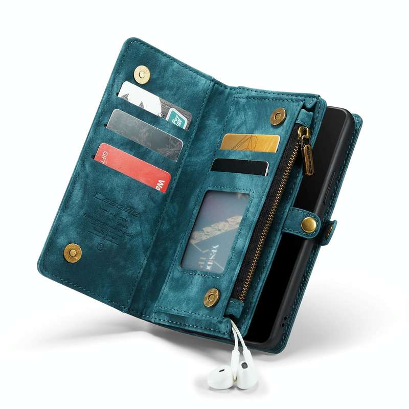 For Samsung Galaxy A53 5G CaseMe-008 Detachable Multifunctional Horizontal Flip Leather Case(Green)