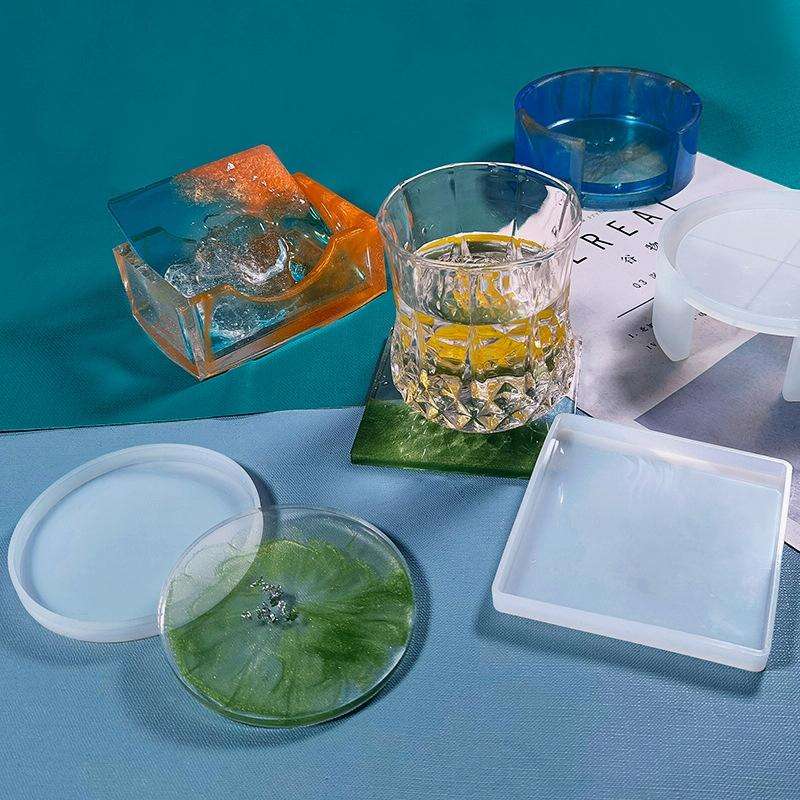 DIY Crystal Epoxy Storage Box Silicone Mould, Specification: 10 PCS/Set