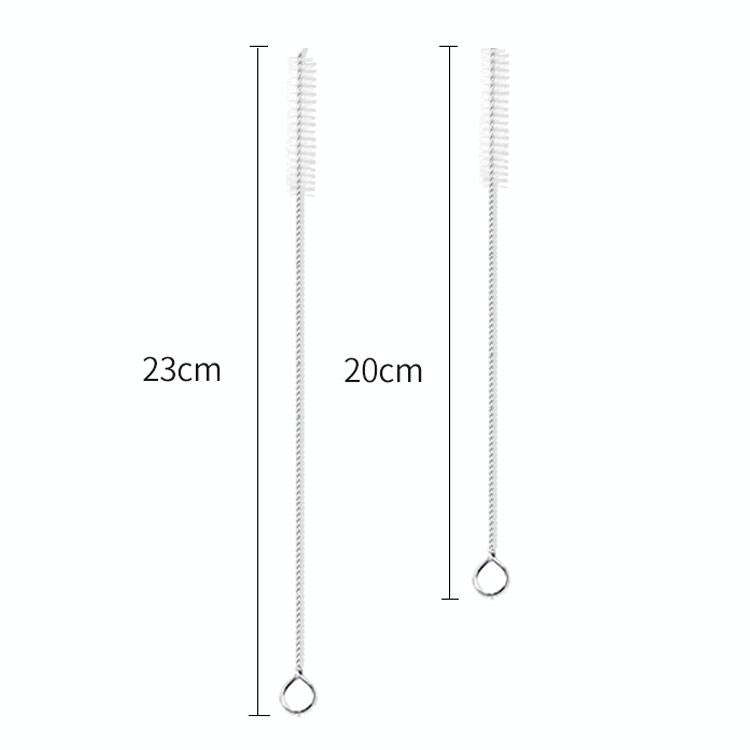 50 PCS Stainless Steel Brush Bottle Cleaning Brush, Size: 23cm