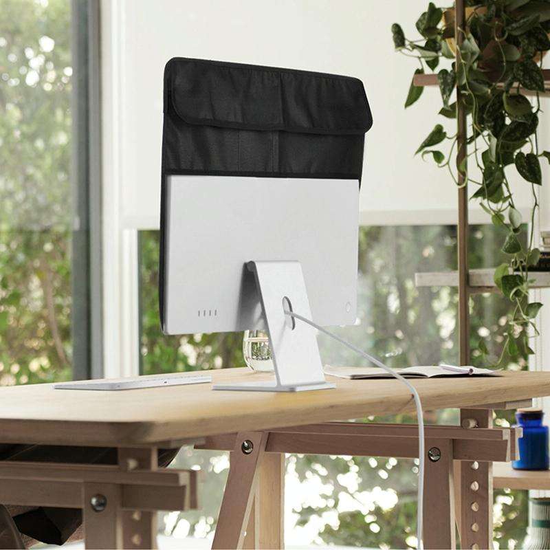 For 24 inch Apple iMac Portable Dustproof Cover Desktop Apple Computer LCD Monitor Cover with Sto...